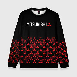 Свитшот детский MITSUBISHI HALF PATTERN, цвет: 3D-черный