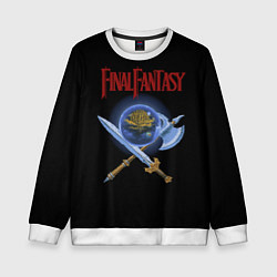 Свитшот детский Old game Final Fantsy, цвет: 3D-белый