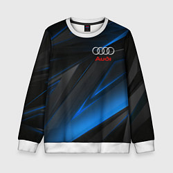 Детский свитшот AUDI NEON STRIPES GEOMETRY LINE