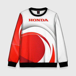 Свитшот детский Хонда HONDA, цвет: 3D-черный