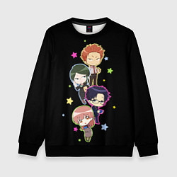 Свитшот детский Wotaku ni Koi wa Muzukashii, цвет: 3D-черный