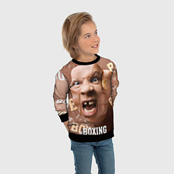 Свитшот детский Boxing - телесный, цвет: 3D-черный — фото 2