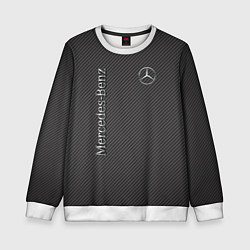 Детский свитшот Mercedes карбоновые полосы