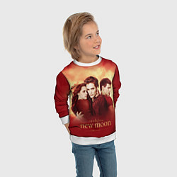 Свитшот детский Новая луна, цвет: 3D-белый — фото 2