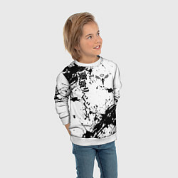 Свитшот детский Токийские мстители Tokyo Revengers logo краска, цвет: 3D-белый — фото 2