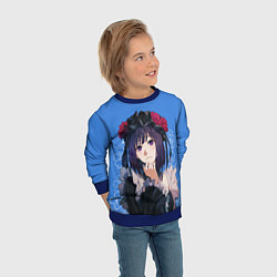 Свитшот детский Cosplay Shizuku Kuroe, цвет: 3D-синий — фото 2