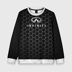 Свитшот детский Infinity соты, цвет: 3D-белый