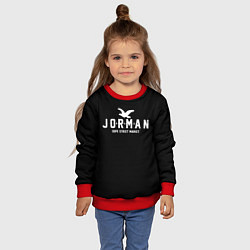 Свитшот детский Узор Black Jorman Air Dope Street Market, цвет: 3D-красный — фото 2