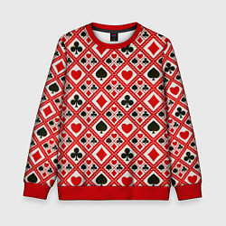 Детский свитшот Масти Карточные