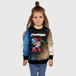 Свитшот детский ФНФ - ПАРЕНЬ Арт 8, цвет: 3D-черный — фото 2