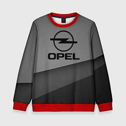Свитшот детский Opel astra, цвет: 3D-красный