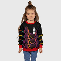 Свитшот детский Fashion pattern Neon Milano, цвет: 3D-красный — фото 2
