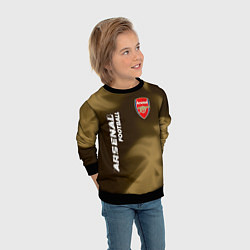 Свитшот детский АРСЕНАЛ Arsenal Football Огонь, цвет: 3D-черный — фото 2