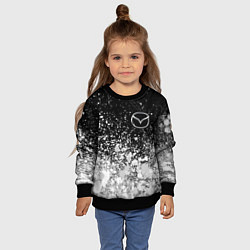 Свитшот детский МАЗДА - Краска, цвет: 3D-черный — фото 2