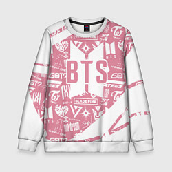 Детский свитшот Bts паттерн