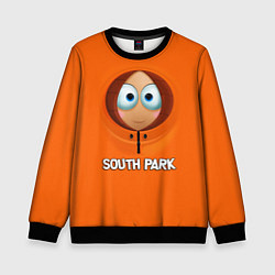 Свитшот детский Южный парк - Кенни МакКормик, цвет: 3D-черный