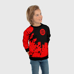 Свитшот детский THE WITCHER 3 Краска, цвет: 3D-черный — фото 2