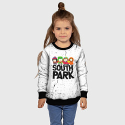 Свитшот детский Южный парк мультфильм - персонажи South Park, цвет: 3D-черный — фото 2