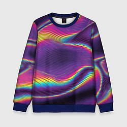 Детский свитшот Neon fashion pattern Wave