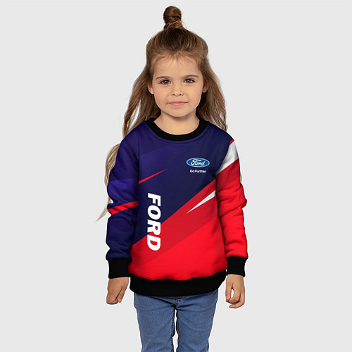 Детский свитшот ФОРД FORD / 3D-Черный – фото 4