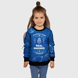 Свитшот детский Real Madrid FC 1, цвет: 3D-черный — фото 2