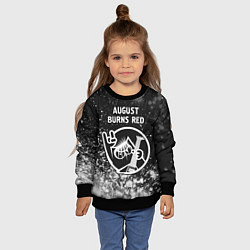 Свитшот детский August Burns Red - КОТ - Краска, цвет: 3D-черный — фото 2