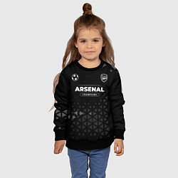 Свитшот детский Arsenal Форма Champions, цвет: 3D-черный — фото 2
