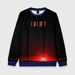 Свитшот детский 1337 Elite, цвет: 3D-синий