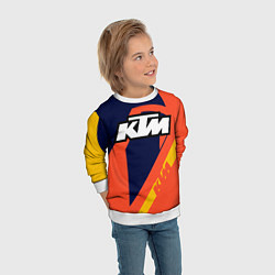 Свитшот детский KTM VINTAGE SPORTWEAR, цвет: 3D-белый — фото 2