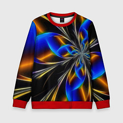 Свитшот детский Neon vanguard pattern Fashion 2023, цвет: 3D-красный