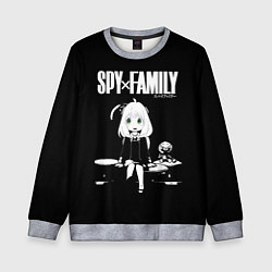 Свитшот детский Аня Форджер Семья Шпиона Spy x Family, цвет: 3D-меланж