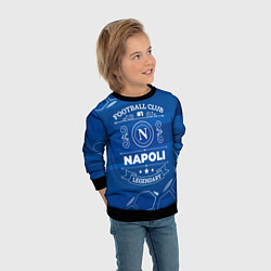Свитшот детский Napoli FC 1, цвет: 3D-черный — фото 2