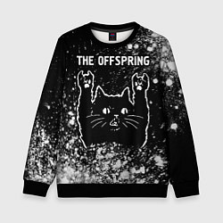 Свитшот детский The Offspring Rock Cat, цвет: 3D-черный