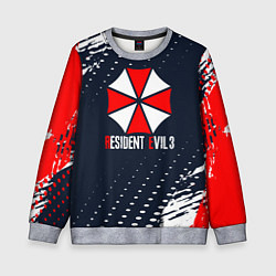 Свитшот детский Umbrella Corporation Resident Evil Краски, цвет: 3D-меланж