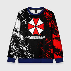 Свитшот детский Umbrella Corporation Resident Evil, цвет: 3D-синий