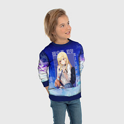 Свитшот детский Marin Kitagawa: Heaven Art, цвет: 3D-синий — фото 2