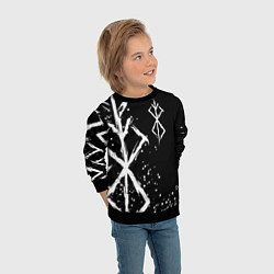 Свитшот детский КЛЕЙМО ЖЕРТВЫ - БЕРСЕРК, цвет: 3D-черный — фото 2