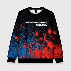 Свитшот детский БМВ Racing - Краска, цвет: 3D-черный