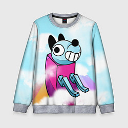 Свитшот детский Mutating dog, цвет: 3D-меланж