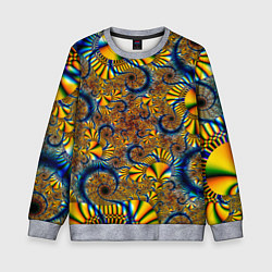 Детский свитшот FRACTAL COLOR PATTERN