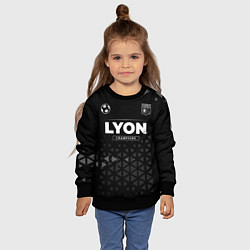 Свитшот детский Lyon Champions Uniform, цвет: 3D-черный — фото 2