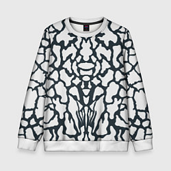 Детский свитшот Animal Black and White Pattern