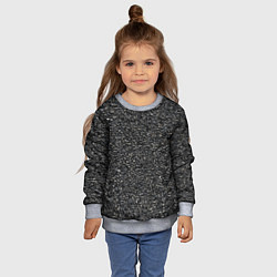 Свитшот детский Асфальт Asphalt, цвет: 3D-меланж — фото 2