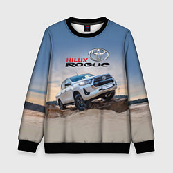 Свитшот детский Toyota Hilux Rogue Off-road vehicle Тойота - прохо, цвет: 3D-черный