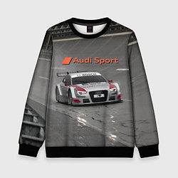 Свитшот детский Audi Sport Racing Team Short Track Car Racing Авто, цвет: 3D-черный