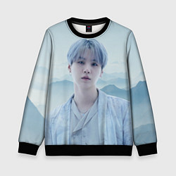 Свитшот детский MIN YOONGI BTS YET TO COME, цвет: 3D-черный