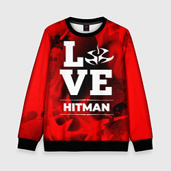 Свитшот детский Hitman Love Классика, цвет: 3D-черный