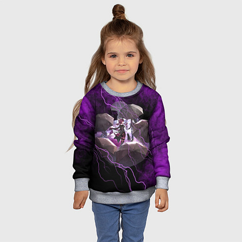 Детский свитшот Кафка Honkai star rail / 3D-Меланж – фото 4
