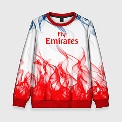 Свитшот детский Arsenal пламя, цвет: 3D-красный