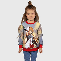 Свитшот детский Асуна Юки - Sword Art Online, цвет: 3D-красный — фото 2